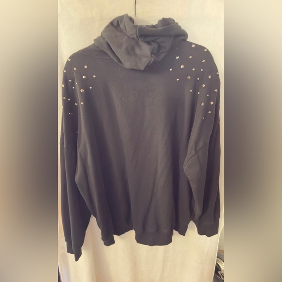 Torrid Unamused Relaxed Fit Cozy Fleece Studded Hoodie - Picture 8 of 10